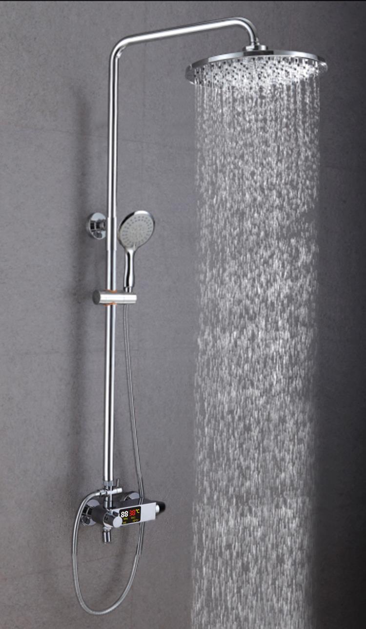 Intelligent thermostatic digital shower faucet XS-M9101-B
